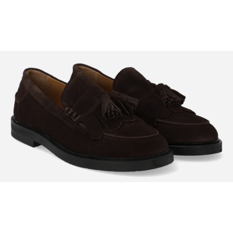 Angulus 1721 bred loafer med kvaster