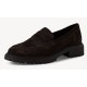 Tamaris 24300 loafer i mørkebrun ruskind