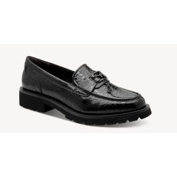 Tamaris 24651loafer i sort croco