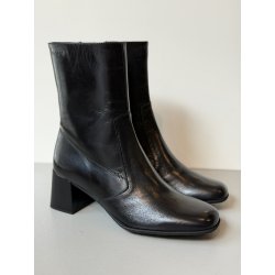 Wonders H-7005 støvlette i sort glat skind