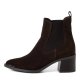 Tamaris 25301 spidssnudet støvle i mocca ruskind