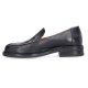 Billi Bi B1353 loafer i sort skind med detaljer