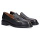 Billi Bi B1353 loafer i sort skind med detaljer