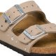 Birkenstock Arizona Rivet Border Kids Gray Taupe