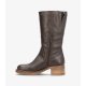 Shoedesign Monti støvle i mørkebrun skind