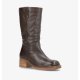 Shoedesign Monti støvle i mørkebrun skind