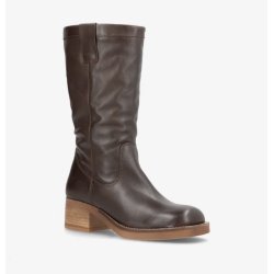 Shoedesign Monti støvle i mørkebrun skind