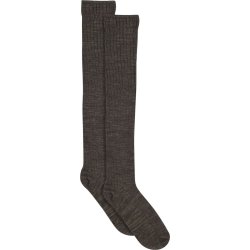 MP Woman 69508 brun lang skaftet strømpe
