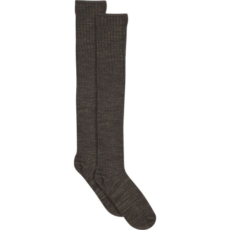 MP Woman 69508 brun lang skaftet strømpe
