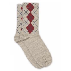 MP Woman 79772 strømper med mønster i beige