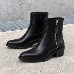 Copenhagen Shoes The Sound støvle i sort læder