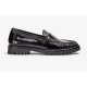 Unisa FIJO loafer i sort laksind