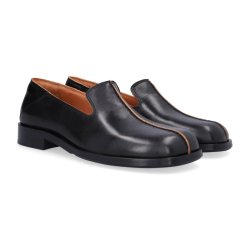 Billi Bi B1101 loafer i sort læder med detaljer