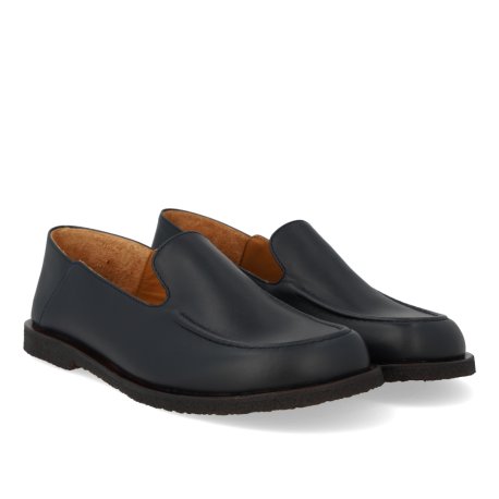 Angulus 1668 loafer med bred snude i brun