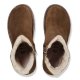 Birkenstock Uppsala Sherling Zip i Dark Tea ruskind