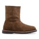 Birkenstock Uppsala Sherling Zip i Dark Tea ruskind