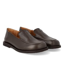Angulus 1668 loafer med bred snude i brun