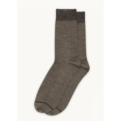 MP Woman 59532 strømper med glimmer kant i Melange