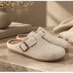 Bella Moda BL253-030 sutsko med spænde i lys creme