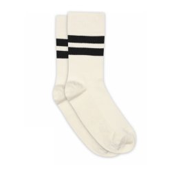 MP Woman 77755 strømper med sorte striber i cream