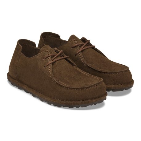 Birkenstock Utti Lace mørkebrun ruskind
