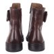 Bubetti 2047 støvle i brun læder med spænde på ydersiden