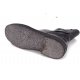 Bubetti 9892 støvle i sort skind med rågummisåler