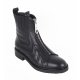 Billi Bi A1267 støvle i sort skind med lynlåse fortil