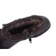 Bubetti 9783 støvle i sort skind med lammepels foer