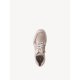 Tamaris 23719 sneaker i champagne skind kombi