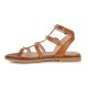 Wonders A-7922 sandal i cognac skind med remme